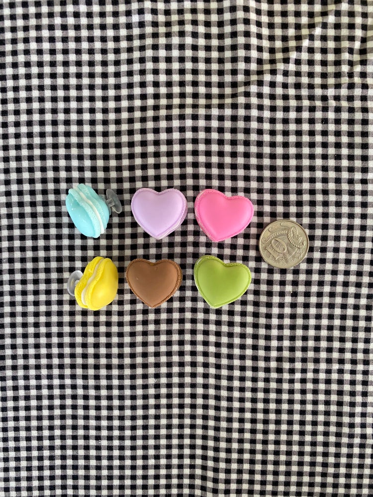 Heart-Shaped Macaroons