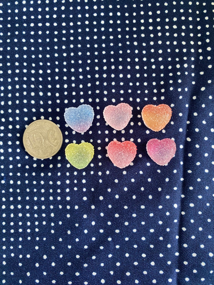 Gradient Sugar Hearts